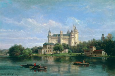 The Chateau de Pierrefonds, 1869 by Pierre Justin Ouvrie